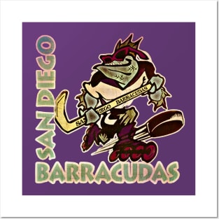 San Diego Barracudas Roller Hockey Posters and Art